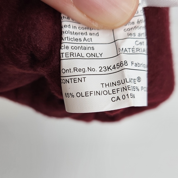 Windriver Faux Leather Gloves Thinsulate Winter Cozy Black Men's Size M - Picture 15 of 16